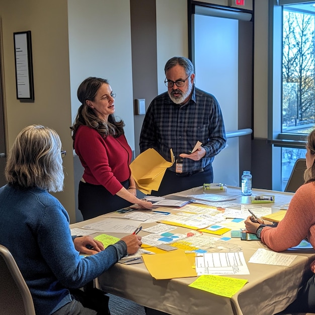 Business consulting workspace